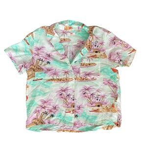 Levi's Woman's Hawaiian Shirt - Large